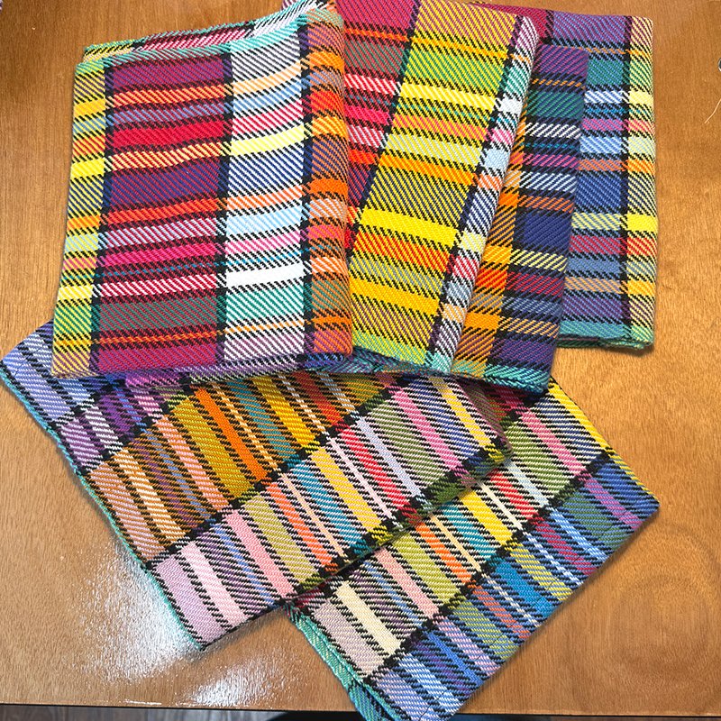 woven kitchen towels