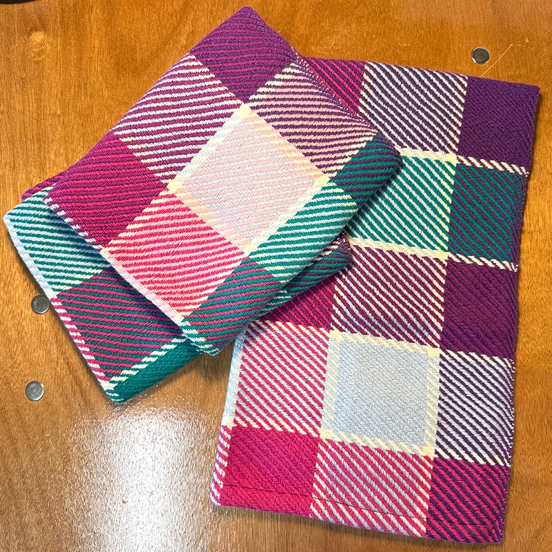 woven kitchen towels